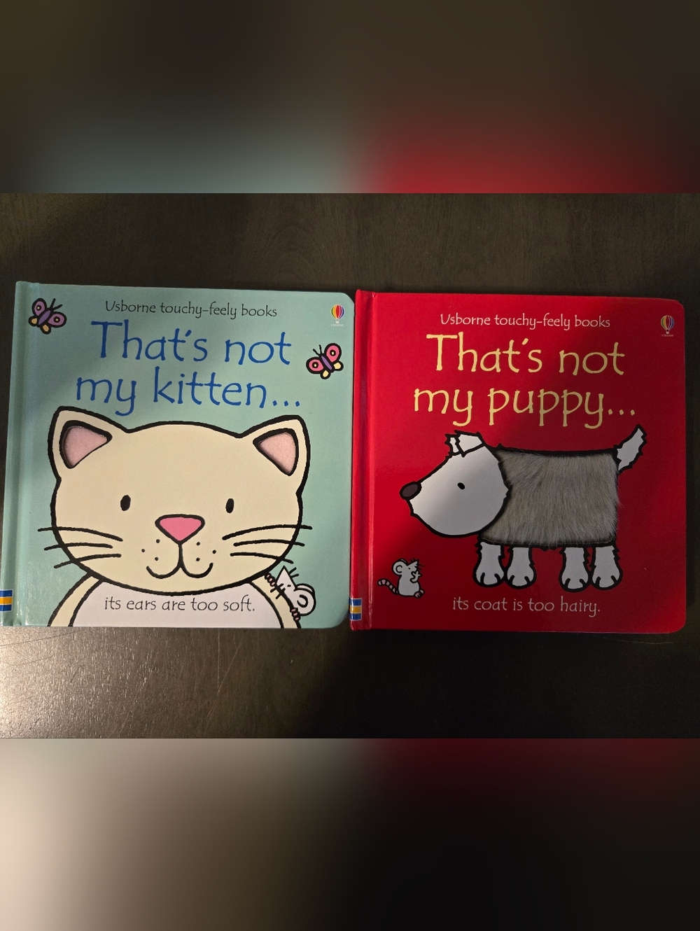 Usborne That's Not My Puppy and That's Not My Kitten Books